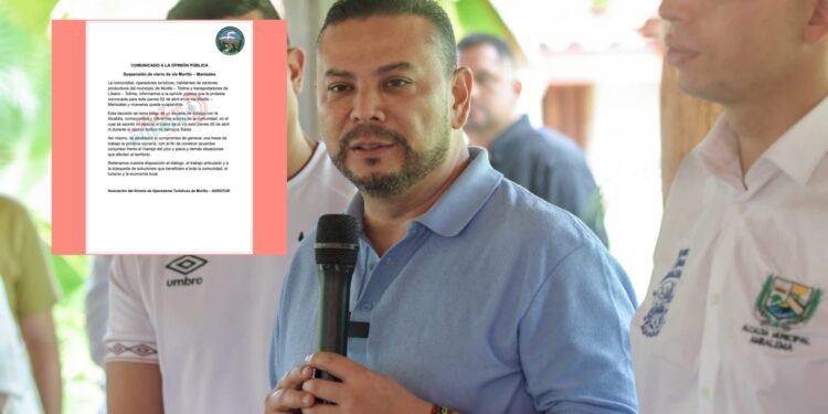 Suspenden bloqueo turístico en Murillo y anuncian reunión clave para la próxima semana