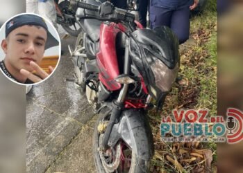 Falleció motociclista tras un violento choque contra un árbol en Chaparral