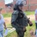 Operativo en sector de Paujil en El Salado terminó en fuerte discusión frente a la comunidad