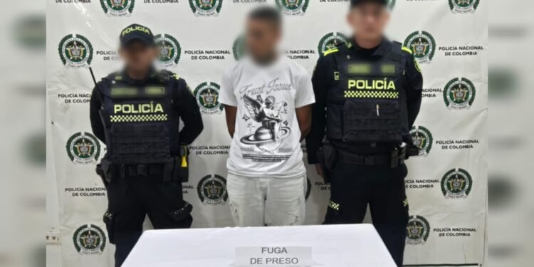 ¡Recapturado! Cayó en Pereira alias ‘Sneider’, prófugo por homicidio que se había volado de casa por cárcel en Fresno