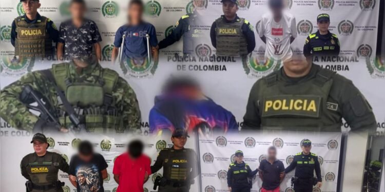 Golpe al narcomenudeo: cocaína, bazuco y marihuana dejaron ocho detenidos en el Tolima