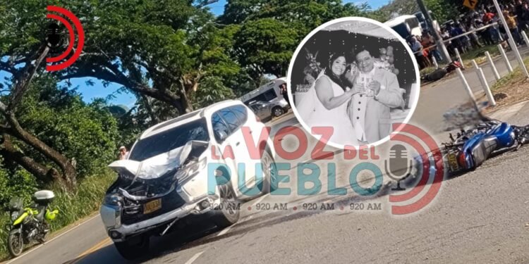 Pareja de esposos falleció tras colisionar violentamente contra una camioneta en Lérida