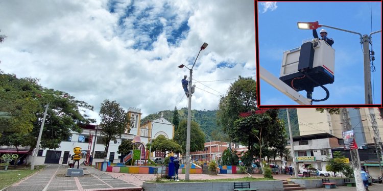 Restauraron servicio de alumbrado público en Parque de Belén