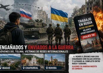 Jóvenes de Ibagué, Chaparral y Rovira estarían siendo enviados a la guerra en Ucrania con falsas ofertas laborales