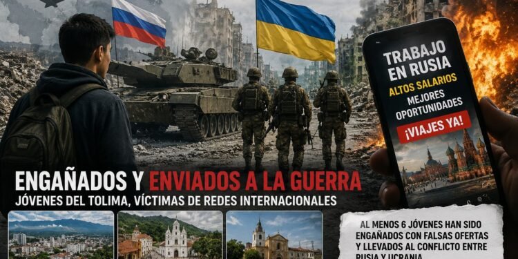 Jóvenes de Ibagué, Chaparral y Rovira estarían siendo enviados a la guerra en Ucrania con falsas ofertas laborales