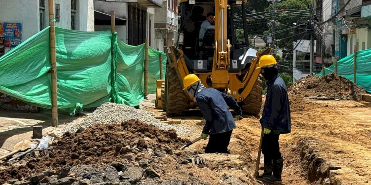 Inició intervención de corredor clave en la movilidad del centro de Ibagué