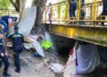 Desmontaron tres cambuches que generaban inseguridad en el barrio Metaima