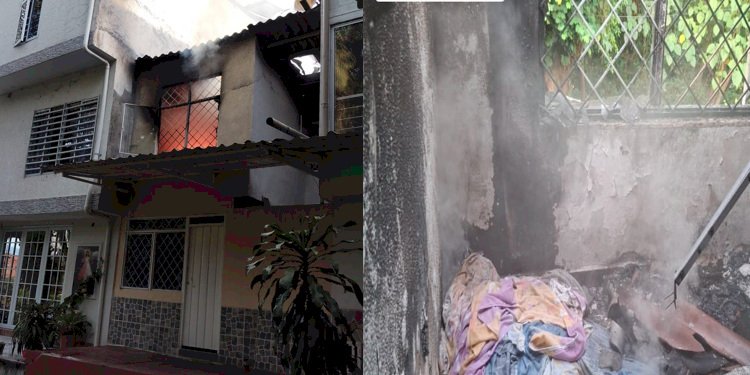 Incendio estructural en la Comuna Nueve de Ibagué habría sido causado por una veladora