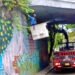 Instalaron nuevos reflectores para fortalecer iluminación en Puente de Versalles