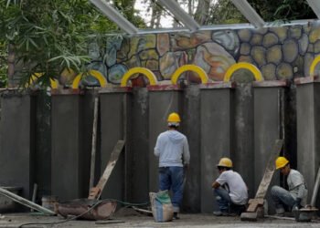 Obras del Parque Centenario avanzan, en medio del vandalismo, en sus tres zonas de intervención