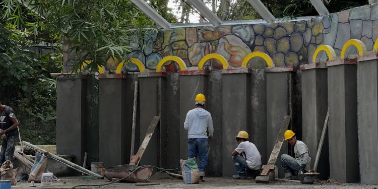 Obras del Parque Centenario avanzan, en medio del vandalismo, en sus tres zonas de intervención