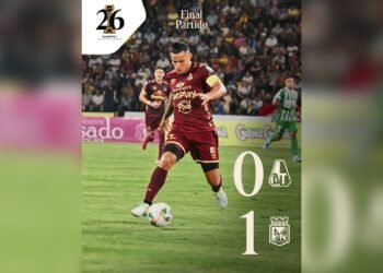 Con “dudosa” actuación arbitral, Tolima cayó derrotado en casa ante Nacional