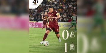 Con “dudosa” actuación arbitral, Tolima cayó derrotado en casa ante Nacional