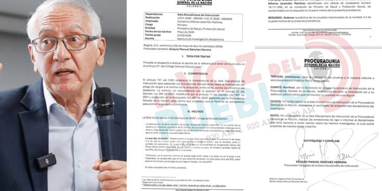 Por pregunta participación en política, Procuraduría investiga al ministro Jaramillo