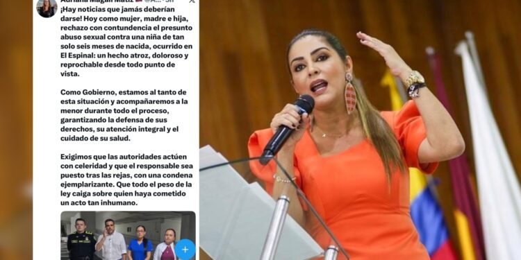 Gobernadora activó ruta de atención a bebé de seis meses presuntamente abusada en El Espinal