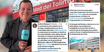 MinEducación pidió frenar elección de rector en la UT y Tolima respondió: “No desconozcan la democracia universitaria”
