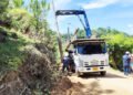 Por ampliación de vía, Alcaldía de Ibagué adelanta reubicación del alumbrado público en Calambeo