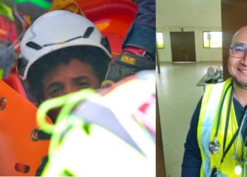 Rescatista tolimense relata cómo fue el rescate de Moisés entre los escombros en Venezuela