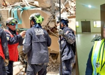 Rescatista tolimense relata cómo fue el rescate de Moisés entre los escombros en Venezuela