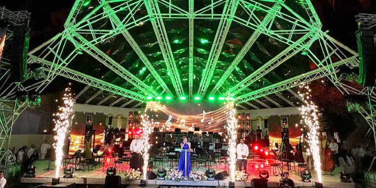 Alcaldesa Johana Aranda celebró la reapertura de la Concha Acústica y destacó su regreso como escenario del Festival Folclórico