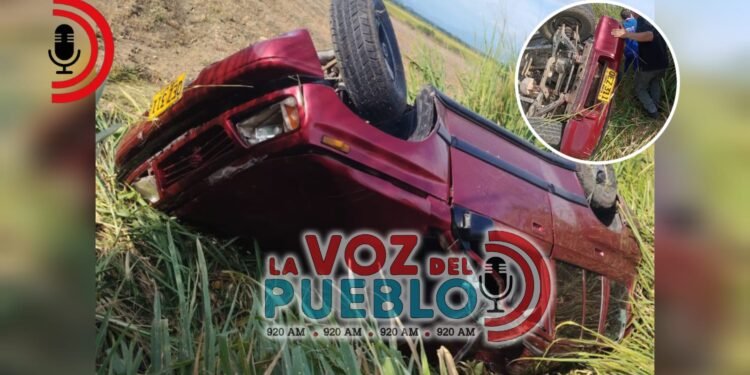 Violento accidente entrando a El Salado terminó con un muerto y dos heridos