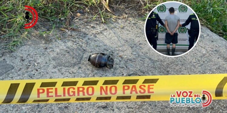 ¡Iba por Boquerón con una granada en la mano! Captura generó cierre de la vía y alarma en Ibagué