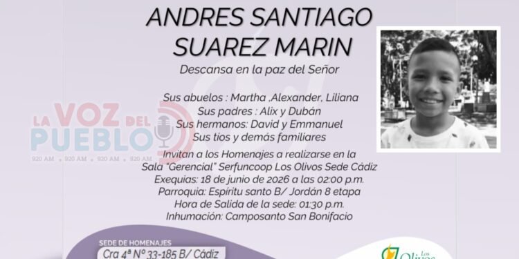 Último adiós a Andrés Santiago: revelan detalles de las honras fúnebres en Ibagué