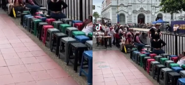 Durante las fiestas no permitirán el aprovechamiento del espacio público con sillas