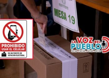  Reiteran prohibición del uso de celulares en puestos de votación durante la segunda vuelta presidencial