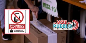 Reiteran prohibición del uso de celulares en puestos de votación durante la segunda vuelta presidencial