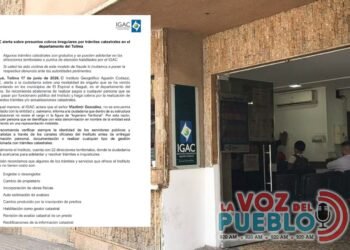 IGAC alerta sobre estafas con falsos trámites catastrales en El Espinal