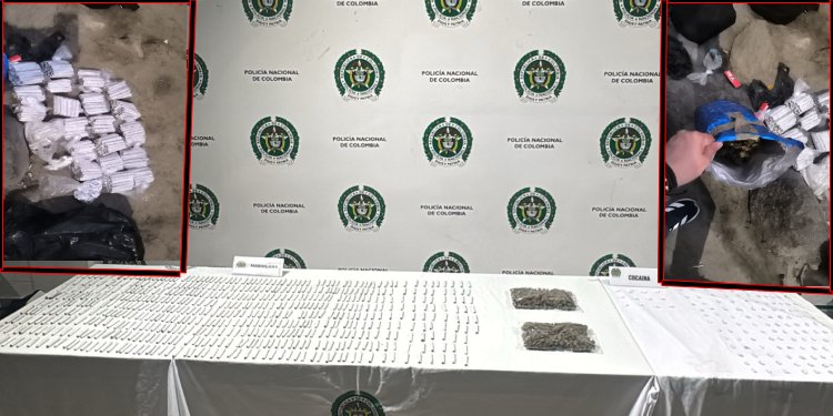 Dos capturados y más de 740 dosis de estupefacientes incautadas en operativos en Ibagué