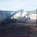 Incendio estructural consumió caseta de montallantas en la variante de Ibagué