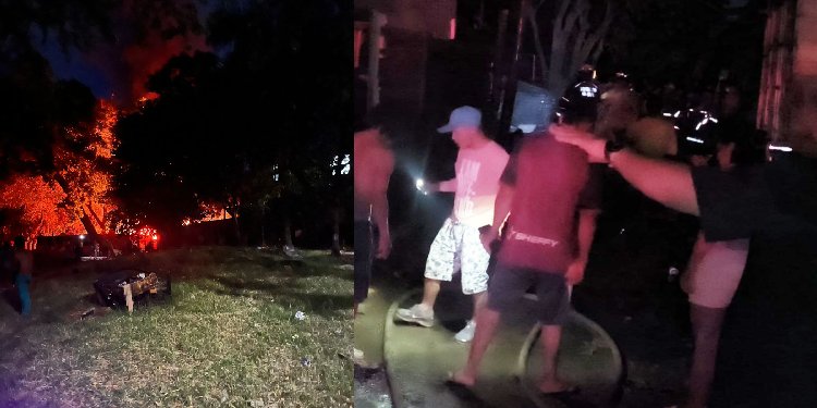 Incendio estructural en el sector de Hato de la Virgen fue extinguido por los Bomberos
