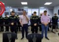 Llegan refuerzos a El Espinal, alcalde le dio la bienvenida a 12 nuevos policías que combatirán el sicariato y la delincuencia