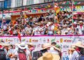 Para los desfiles del Festival Folclórico se instalarán 28 graderías del Festival Folclórico