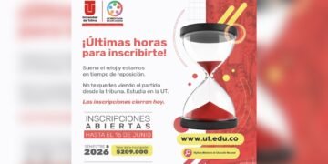 ¡Últimas horas! Hoy cierran las inscripciones para ingresar a carreras de la Universidad del Tolima en el semestre B de 2026