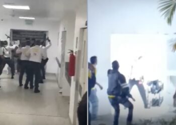 ¡Noche de terror! 8 funcionarios del Hospital Federico Lleras Acosta fueron agredidos en el área de urgencias