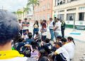 Anuncian intervención del muro de la Institución Educativa Sagrada Familia durante vacaciones escolares