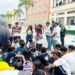 Anuncian intervención del muro de la Institución Educativa Sagrada Familia durante vacaciones escolares