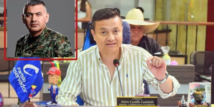 Concejal Arturo Castillo respaldó la llegada del general Rojas a la Secretaría de Gobierno de Ibagué