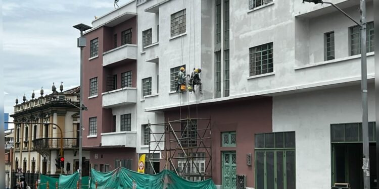 Avanza la restauración de la Curia Arzobispal de Ibagué; obras estarían listas en tres meses