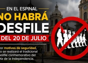 Ola de inseguridad obliga a cancelar el desfile del 20 de Julio en El Espinal