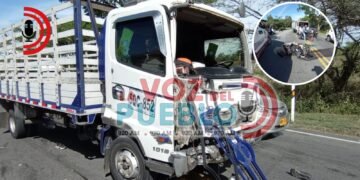 ¡Tragedia en la vía Ibagué–Alvarado! Dos personas murieron tras un choque contra un furgón