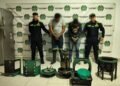 Cayeron tras el robo de una antena: los interceptaron cuando escapaban por la vía Cunday-Villarrica