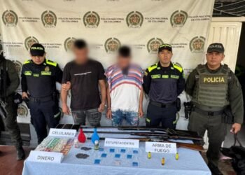 ¡Les cayó la SIJIN! Allanamientos dejaron dos capturados con armas, Tussi y dinero en Saldaña