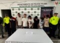 Judicializan a siete presuntos integrantes de “Los del Hueco” por tráfico de estupefacientes en El Espinal