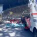 Aparatoso accidente en la vía al balneario Cancún dejó dos heridos en Mariquita