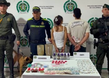 Capturan a ‘El Crespo’ y ‘La Flaca’, señalados de distribuir marihuana y tusi en la comuna 12 de Ibagué