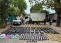 ¡Se les cayó el viaje! Más de una tonelada de marihuana quedó en manos de las autoridades en Coyaima